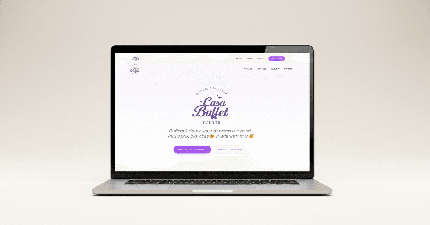 Casa Buffet — Catering site — Frontend · Next.js + Tailwind
