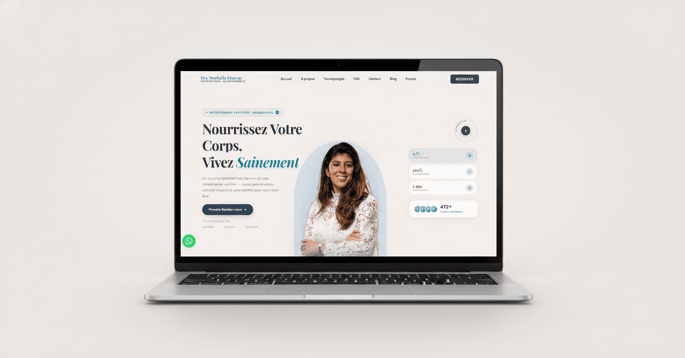 Nouhaila Kharrat — Personal brand site — Frontend · Next.js