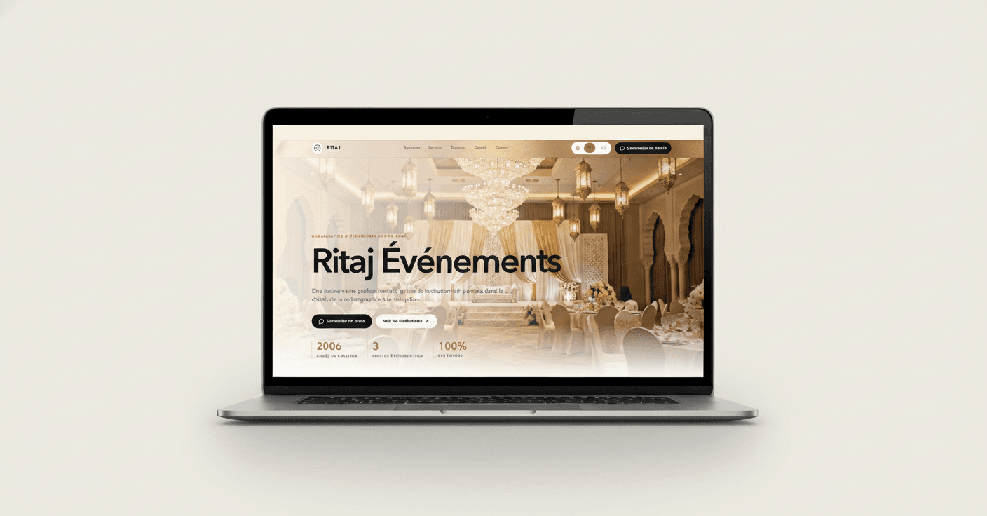 Ritaj — Brand site — Frontend · Next.js