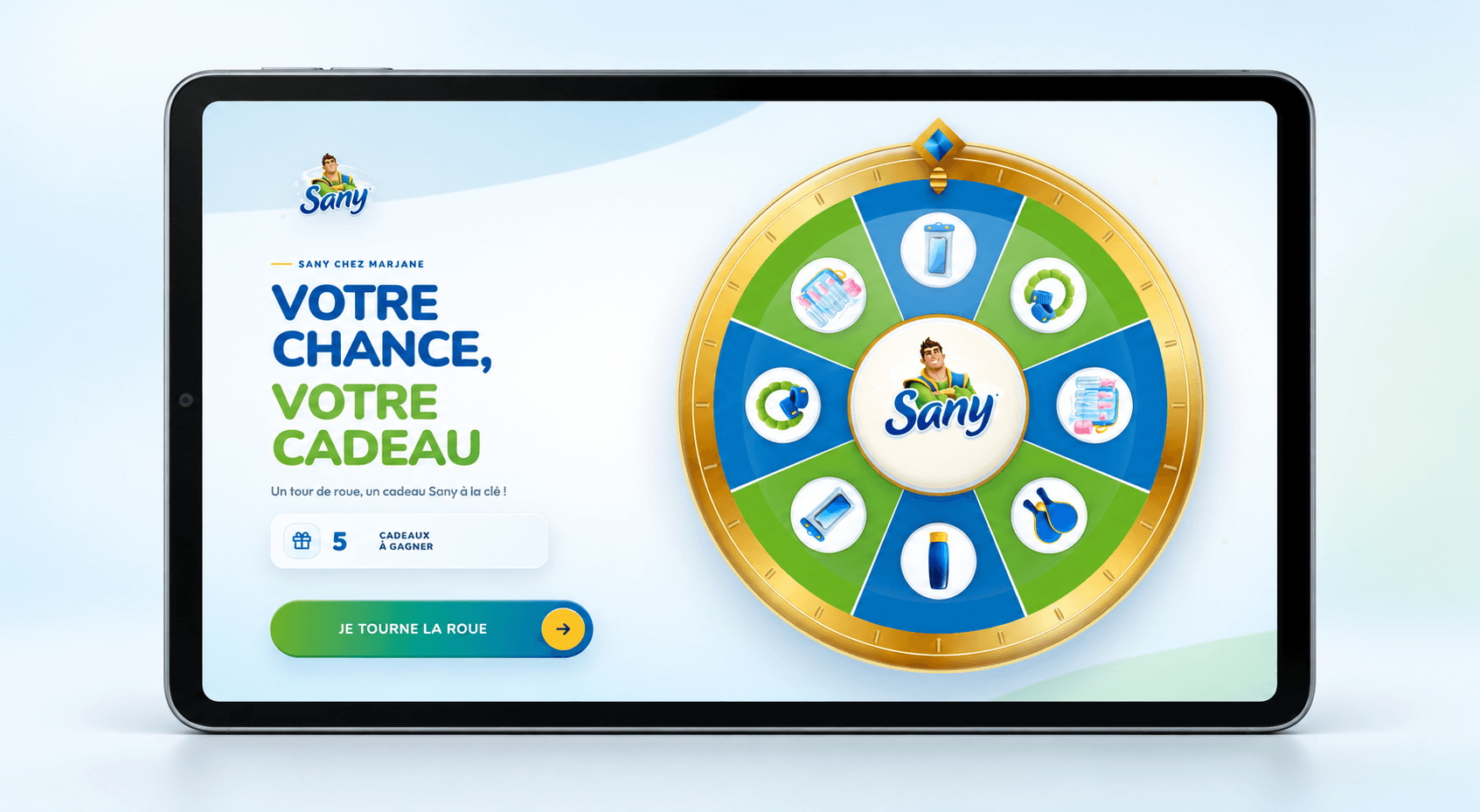 Win by Sany — On-location activation — Full-stack · React + Laravel